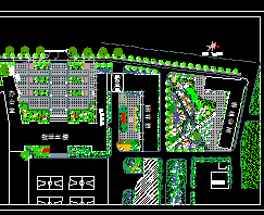 校园广场绿化设计图纸免费下载 园林绿化及施工
